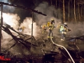 Feuer zerstört alten Pferdestall in Geesthacht Foto: Dominick Waldeck